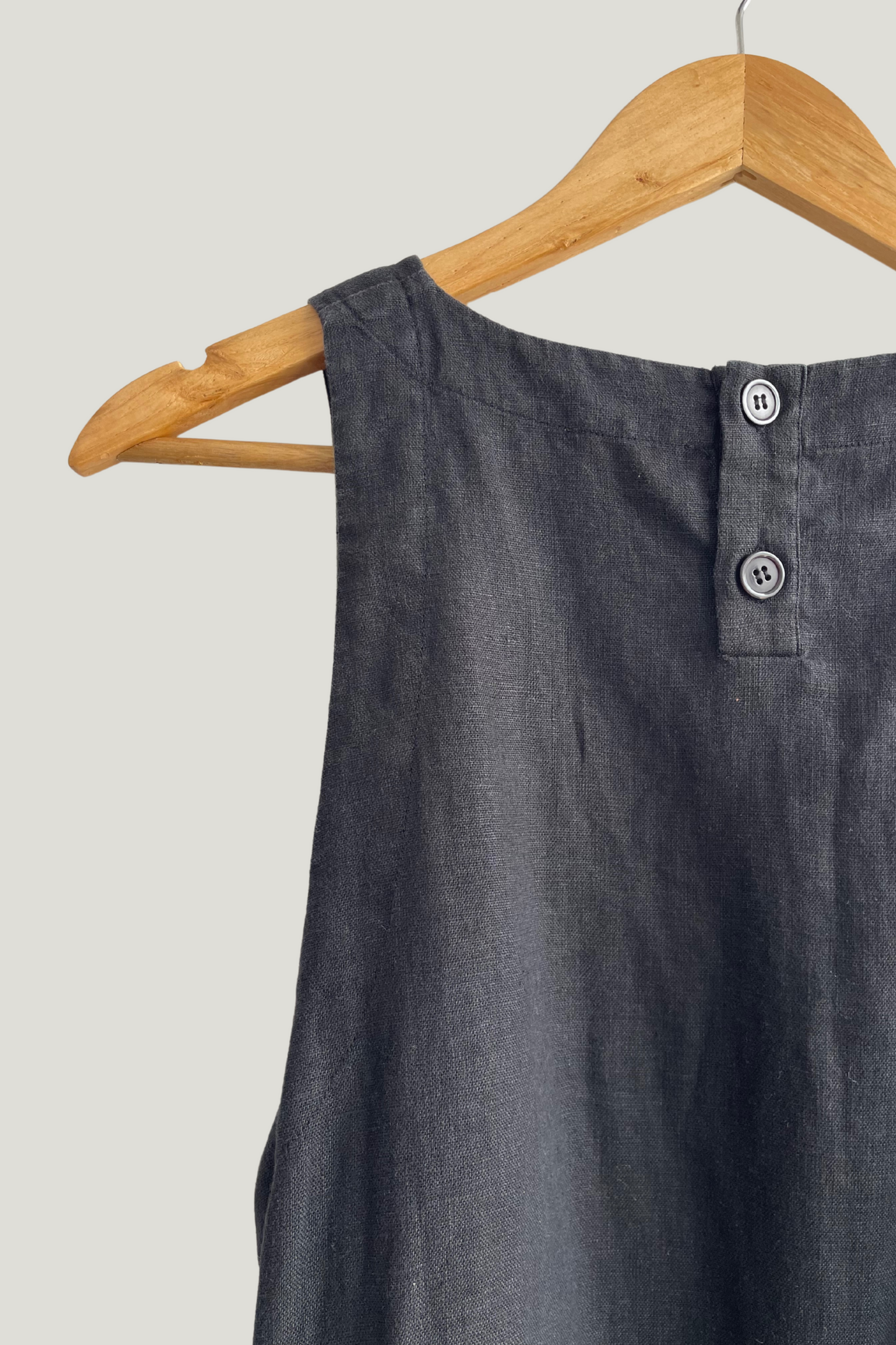 Posse Poppy Linen Black Mini Dress
