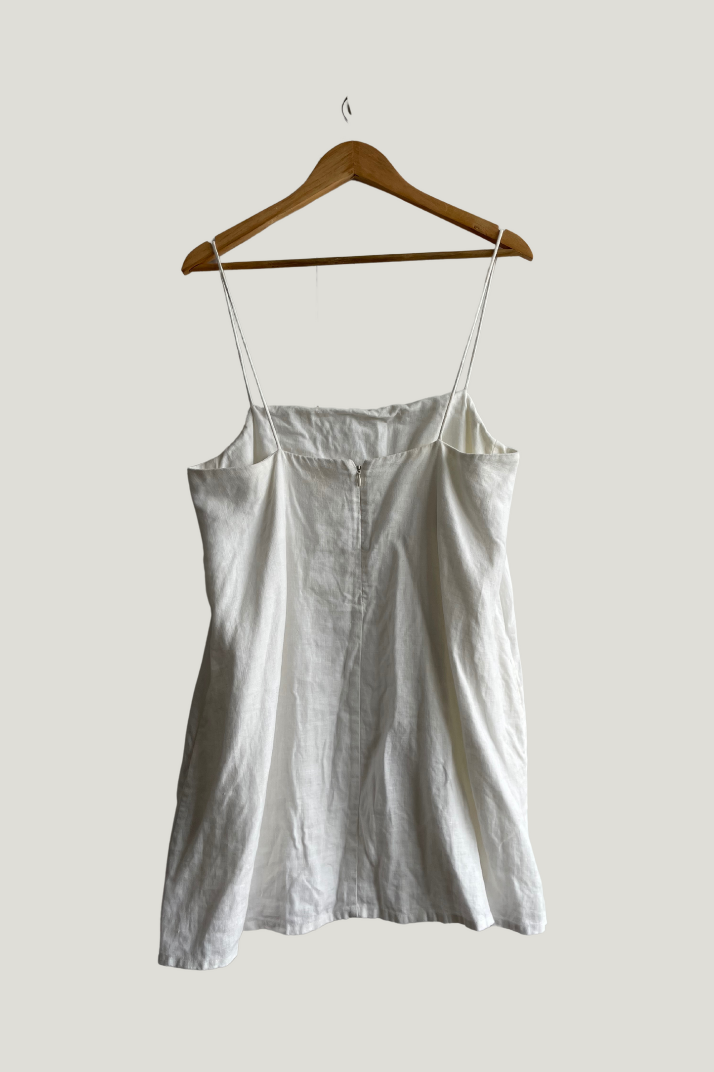 Posse Maggie Linen White Mini Dress