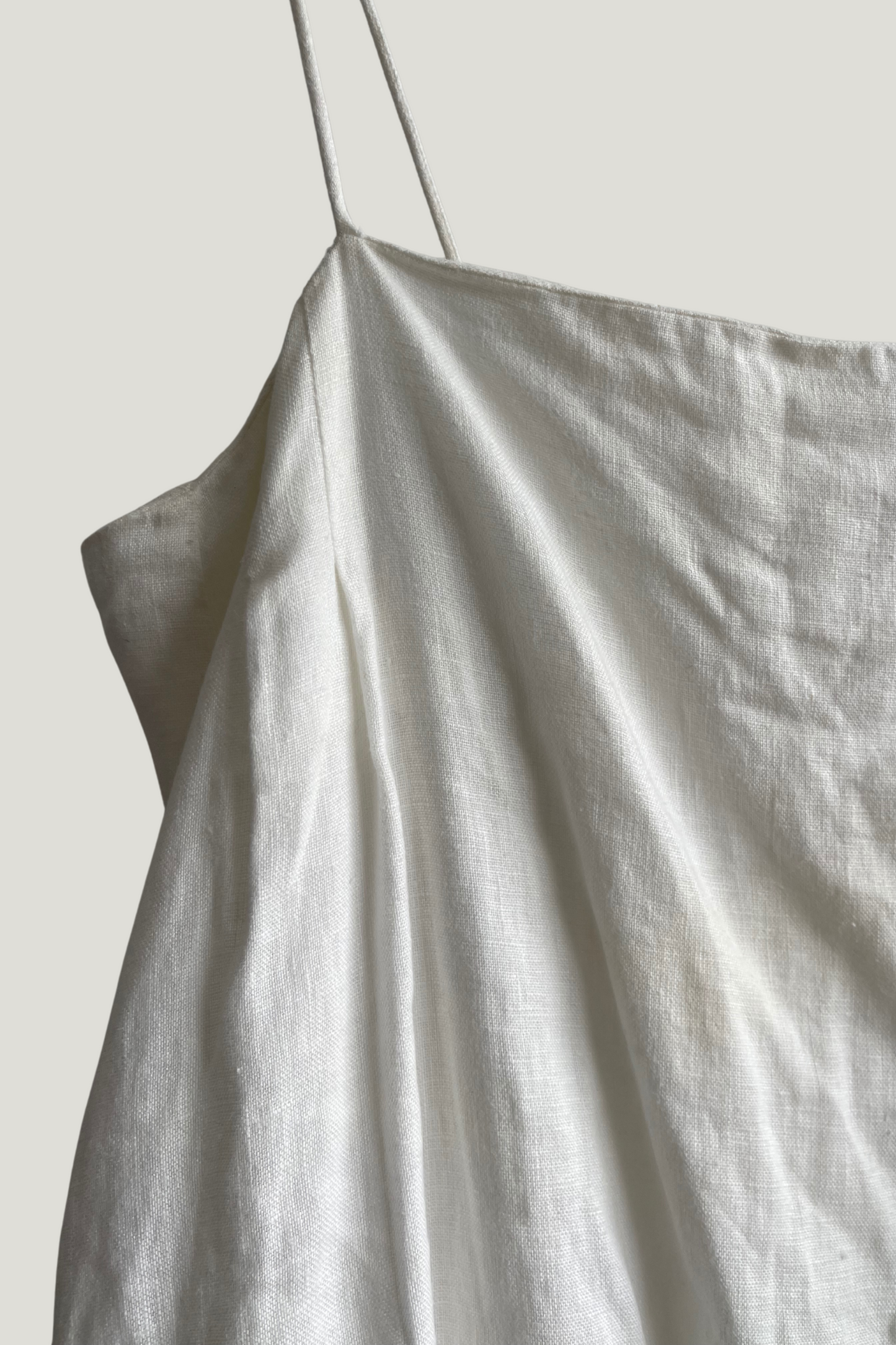 Posse Maggie Linen White Mini Dress