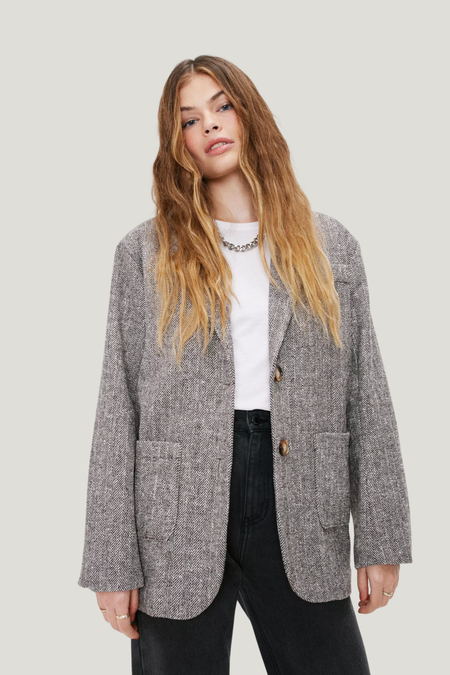 Nastygal Slouchy Oversized Blazer