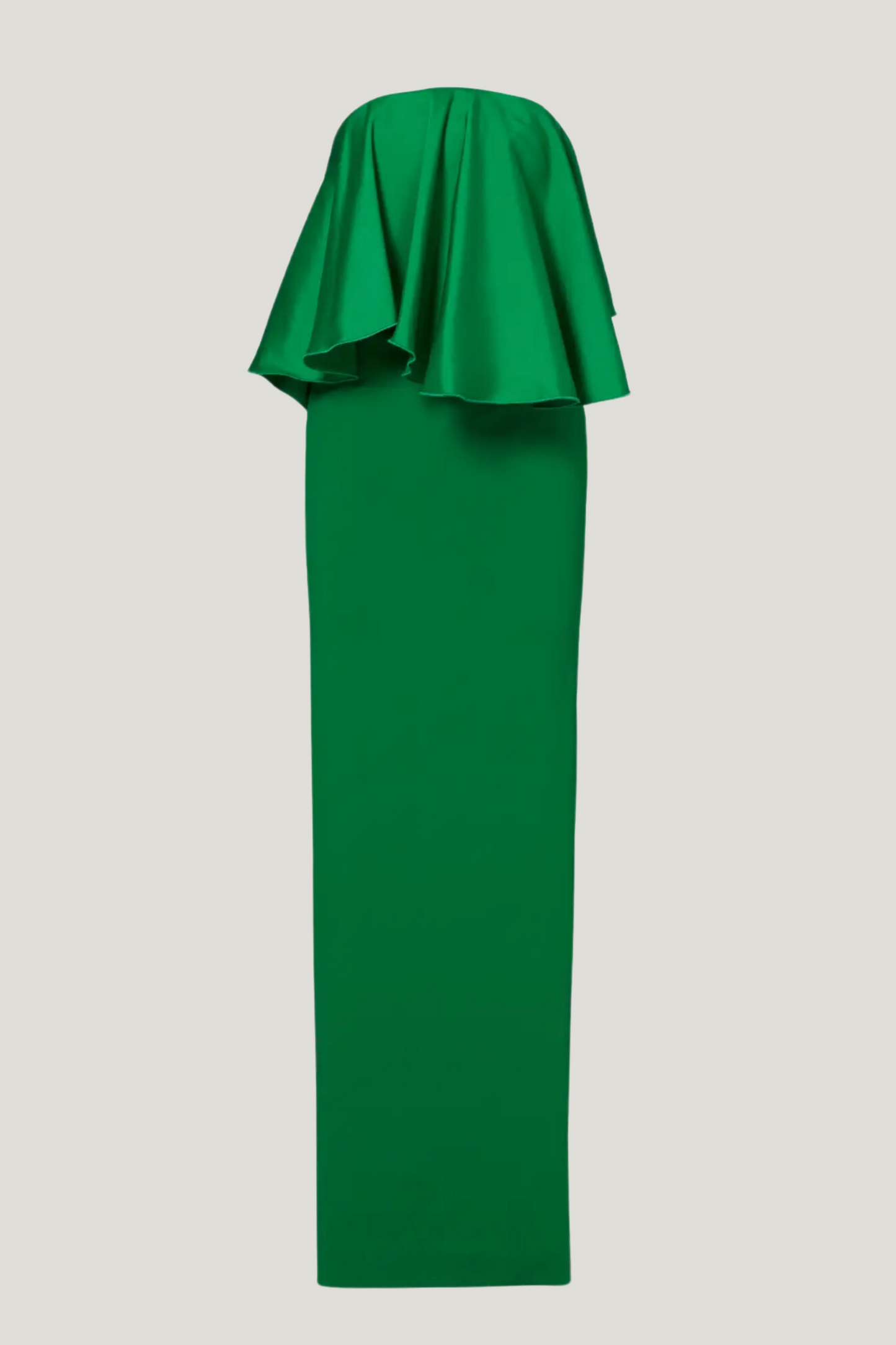 Solace London Green Liv Ruffle Maxi Dress