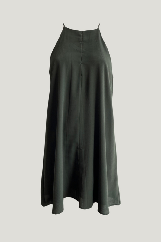 H&M Green Mini Dress