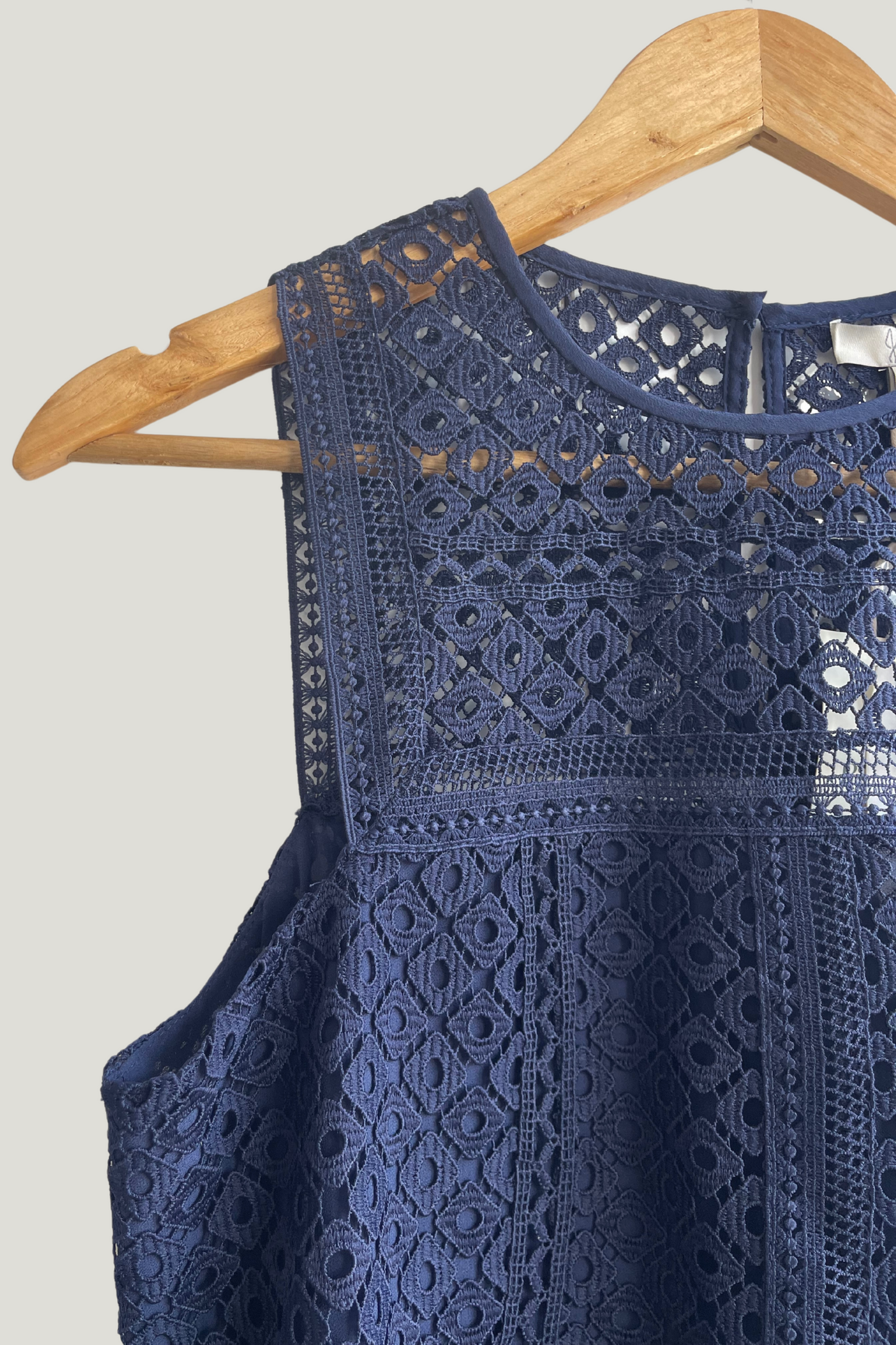 Joie Blue Lace Blouse