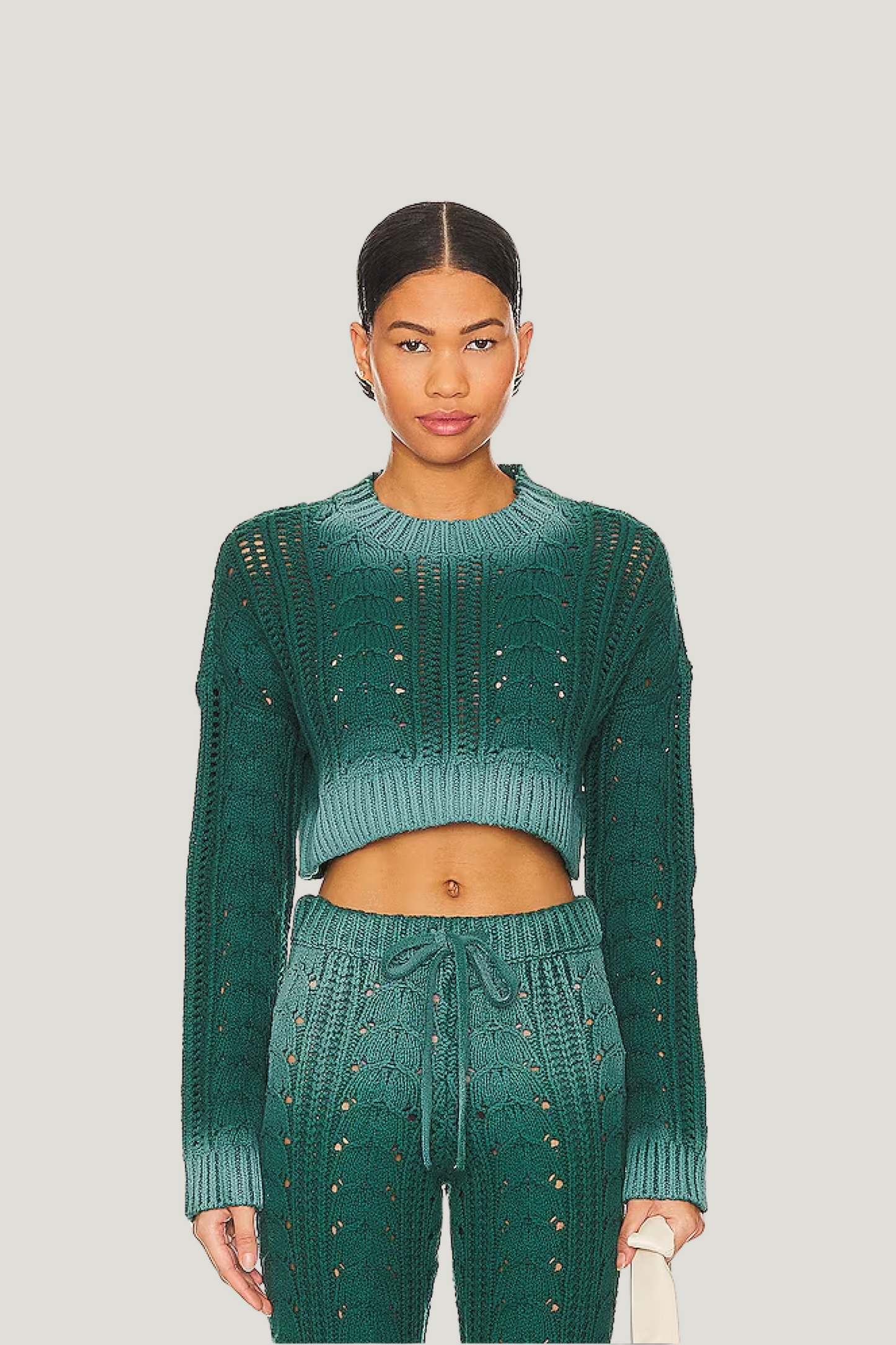 Lovers and Friends Jelissa Ombre Sweater and Pant in Green Ombre Set