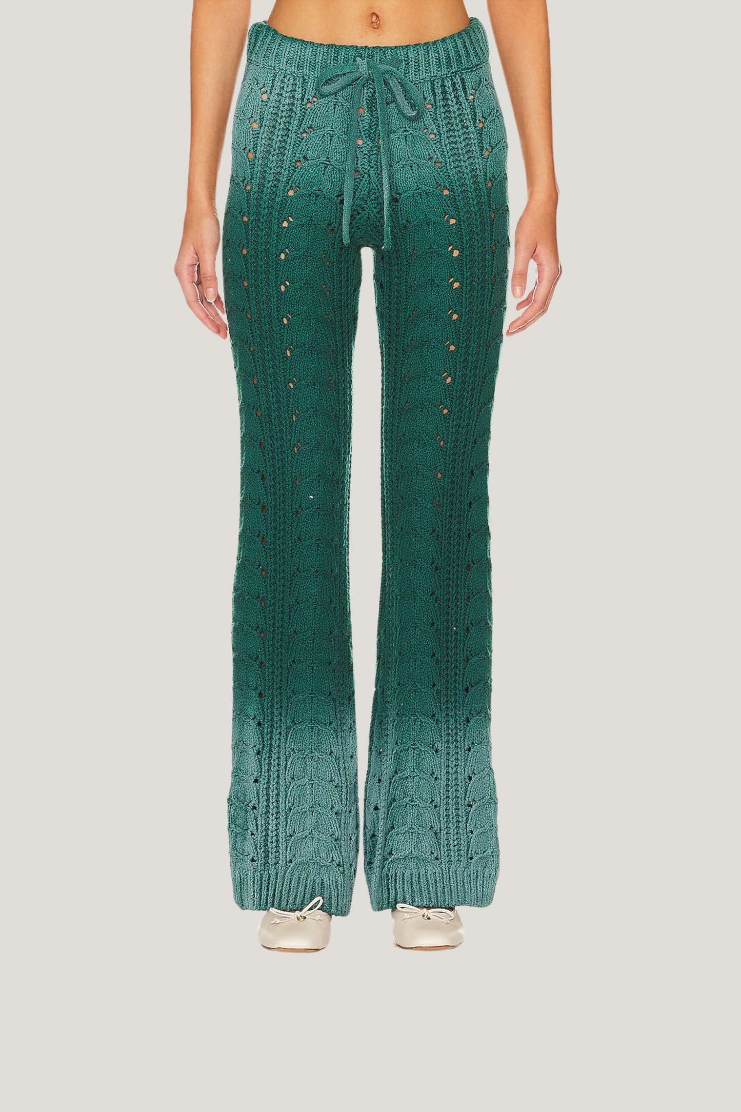 Lovers and Friends Jelissa Ombre Sweater and Pant in Green Ombre Set