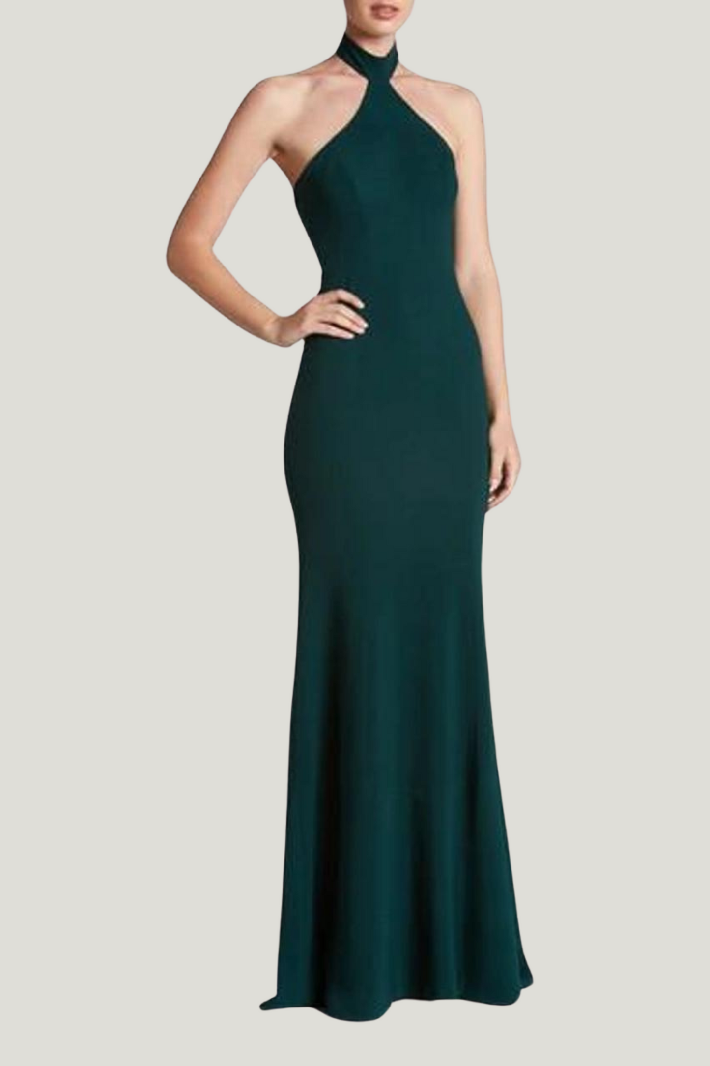 Dress The Population Green Maxi Dress
