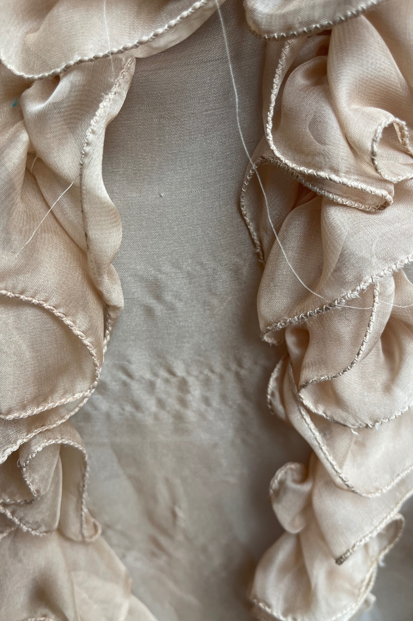Claudia Arce Silk Sequins and Embroidery Dress