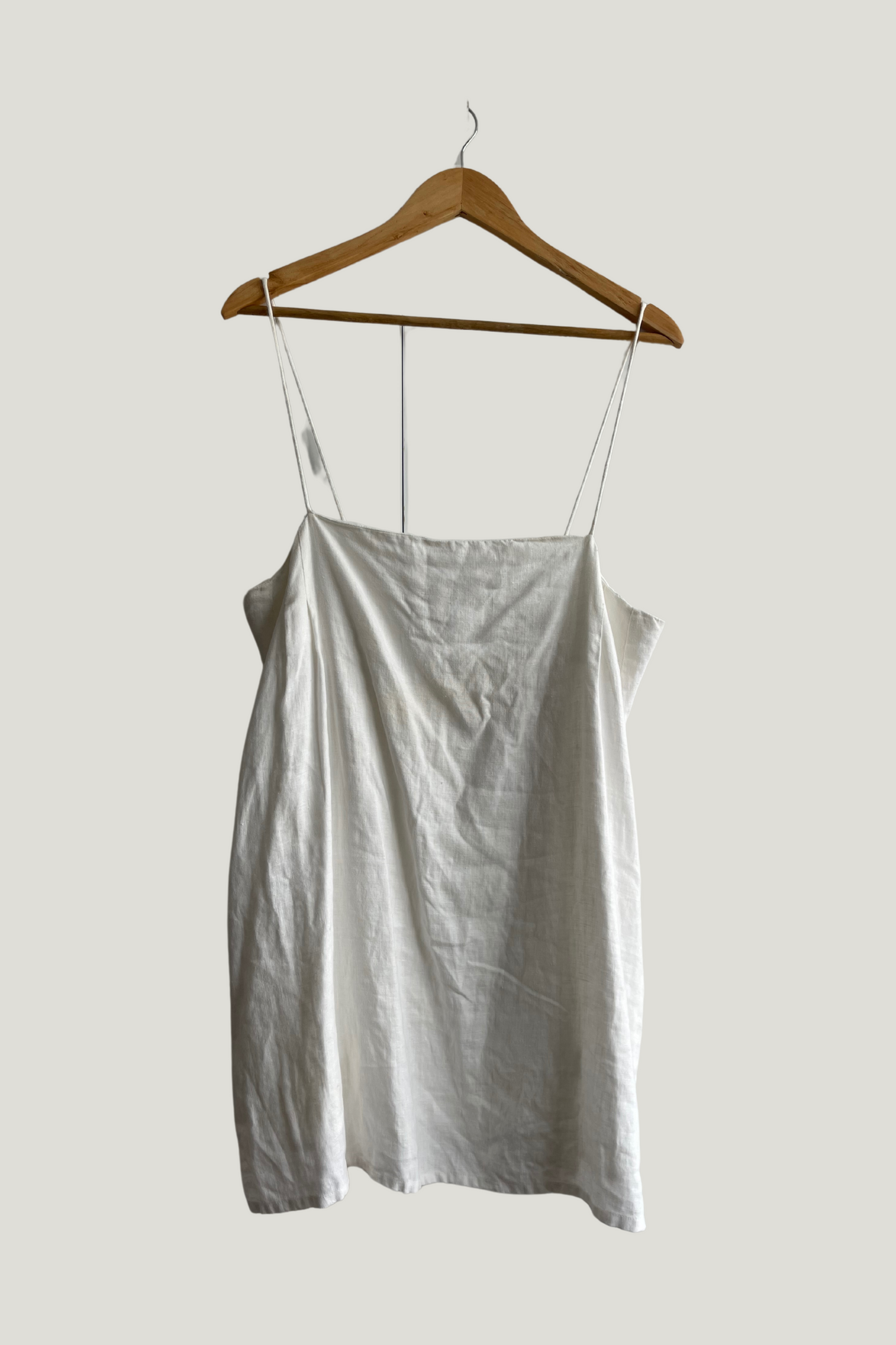Posse Maggie Linen White Mini Dress