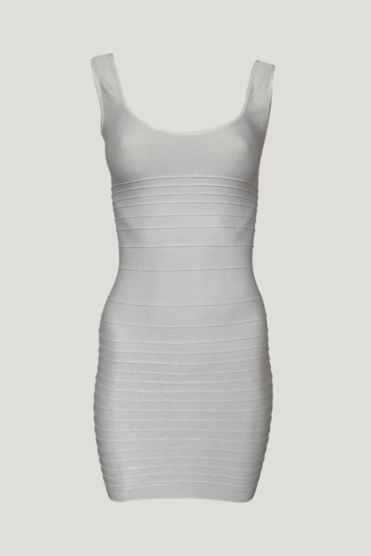 Bebe Stretch White Mini Dress