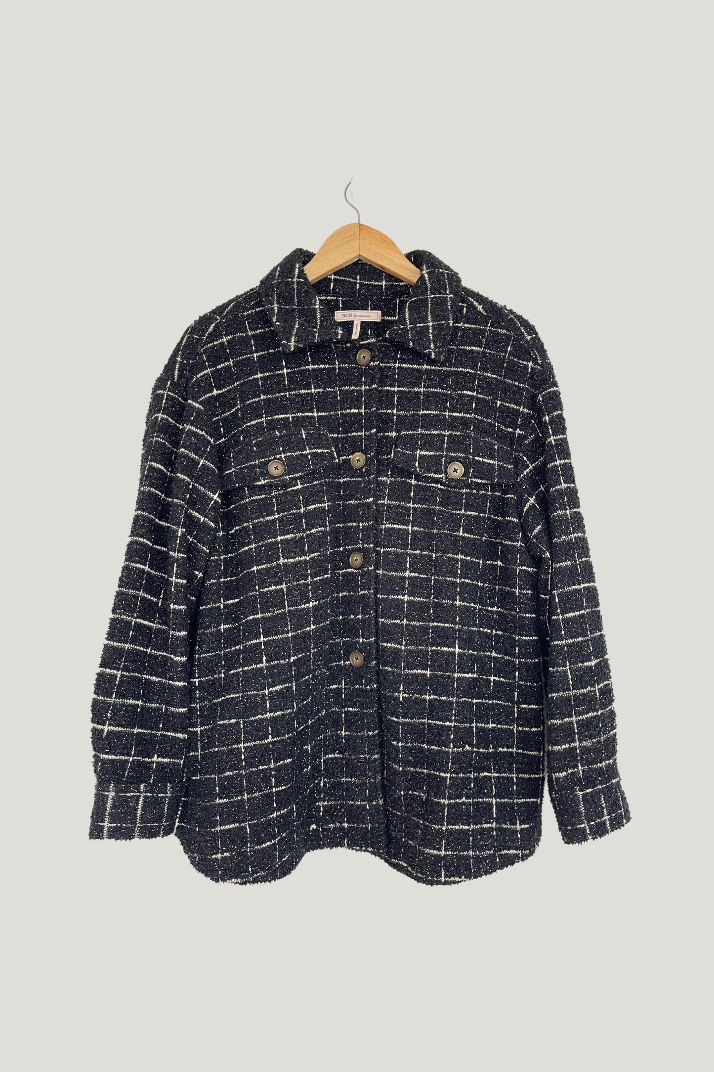 BCBGeneration Knit Long Jacket
